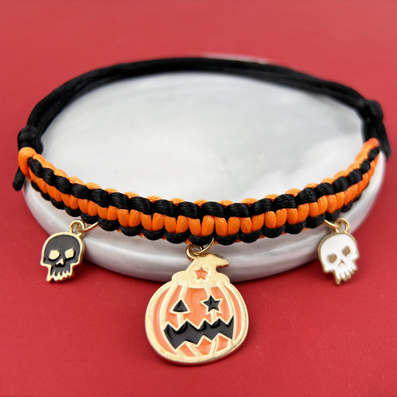 Halloween Hand-woven Pet Collar