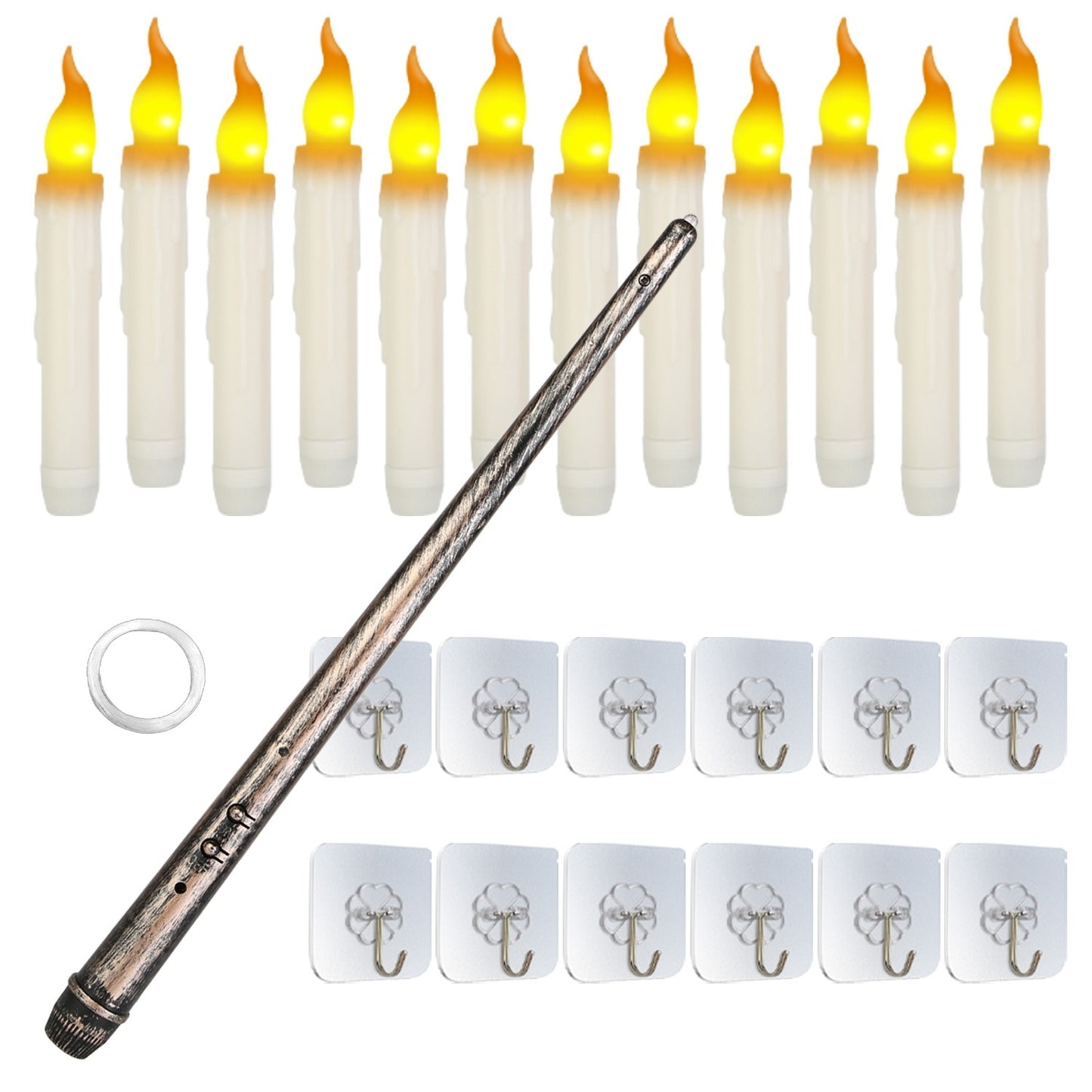12Pcs Flameless Floating Candles
