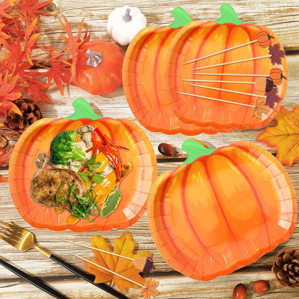 134 Pcs Thanksgiving Party Tableware Set I