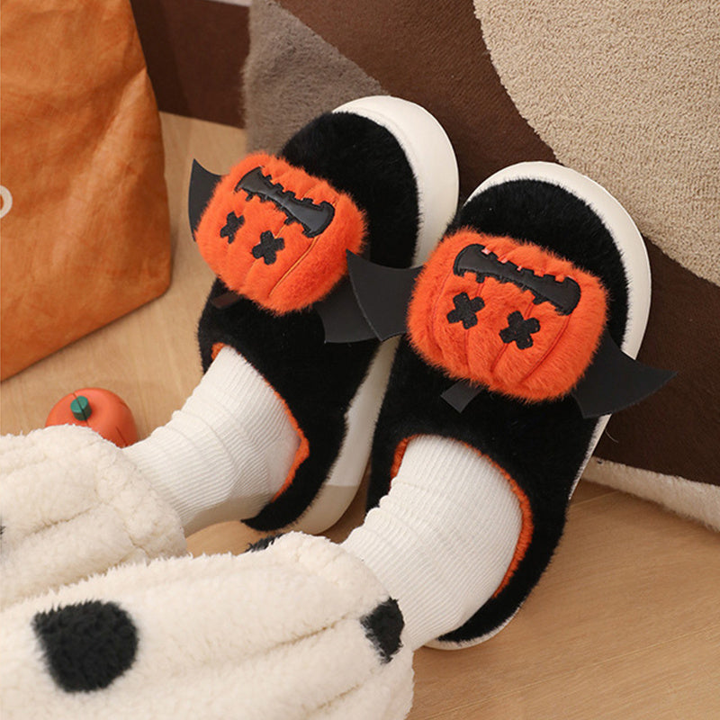 Pumpkin Slippers With Small Wings
