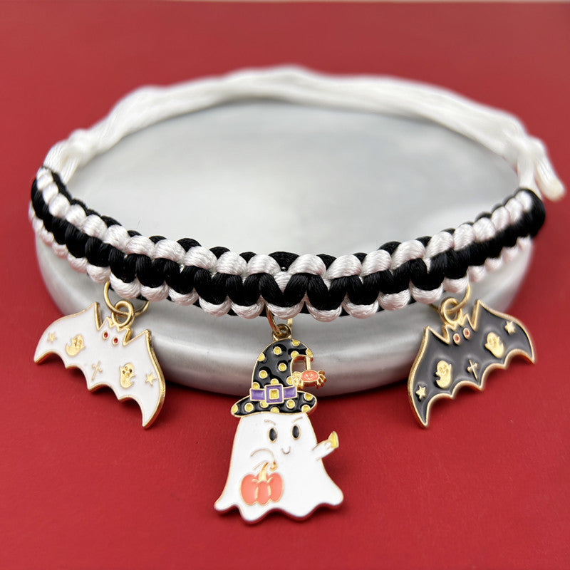 Halloween Hand-woven Pet Collar