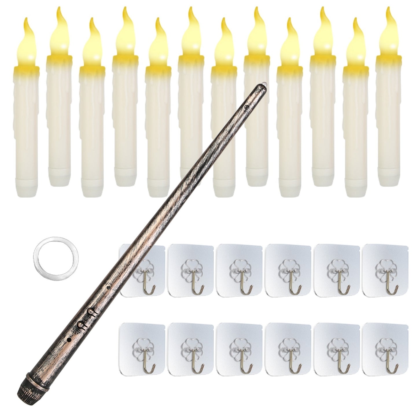 12Pcs Flameless Floating Candles
