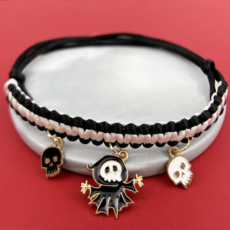 Halloween Hand-woven Pet Collar