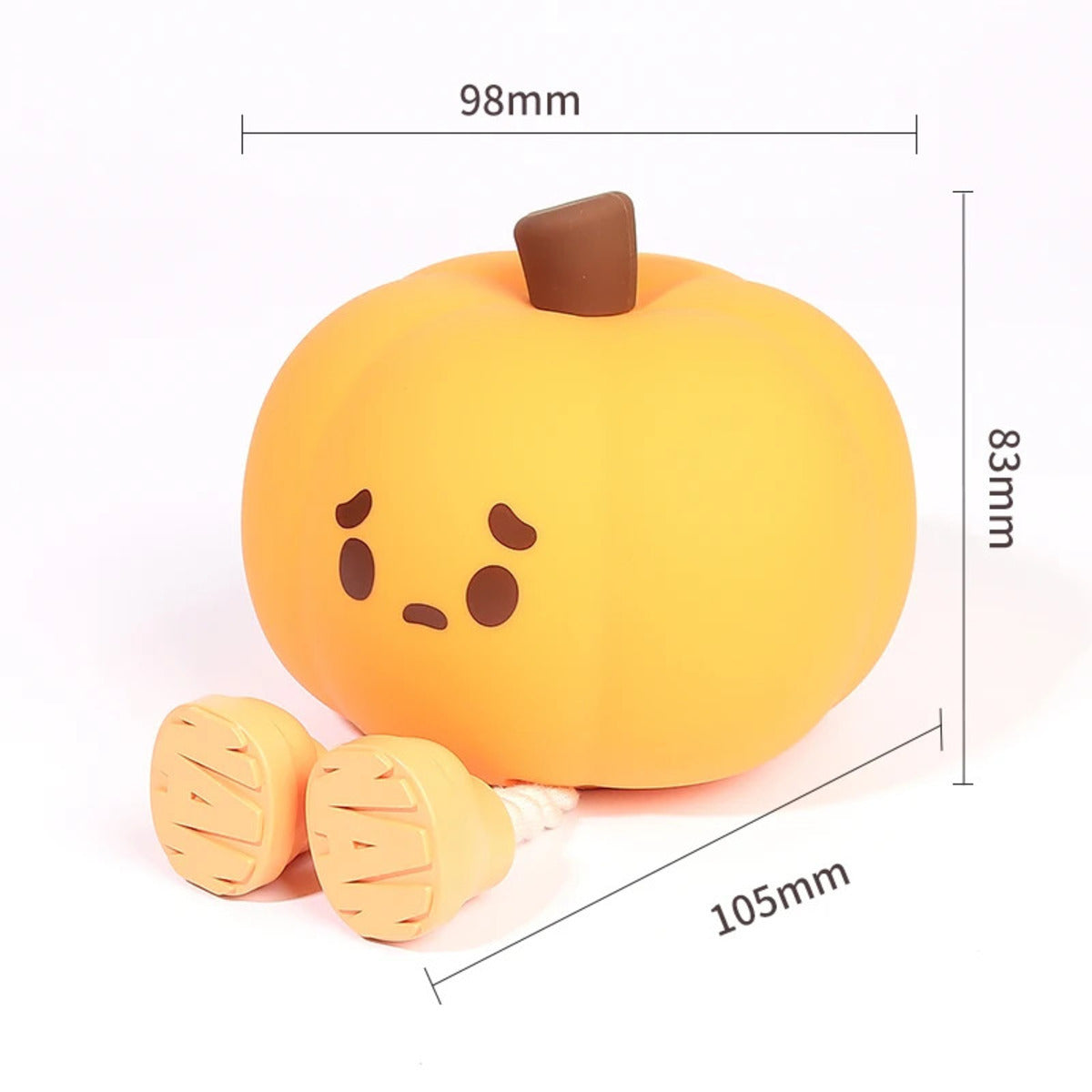 Pumpkin Lantern Silicone Night Light