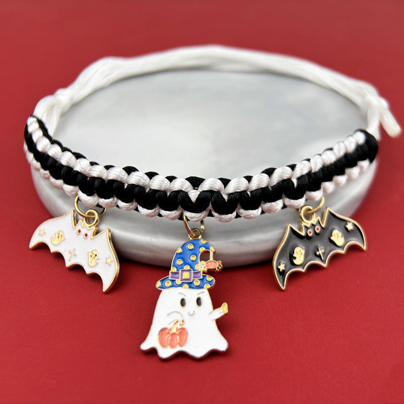 Halloween Hand-woven Pet Collar