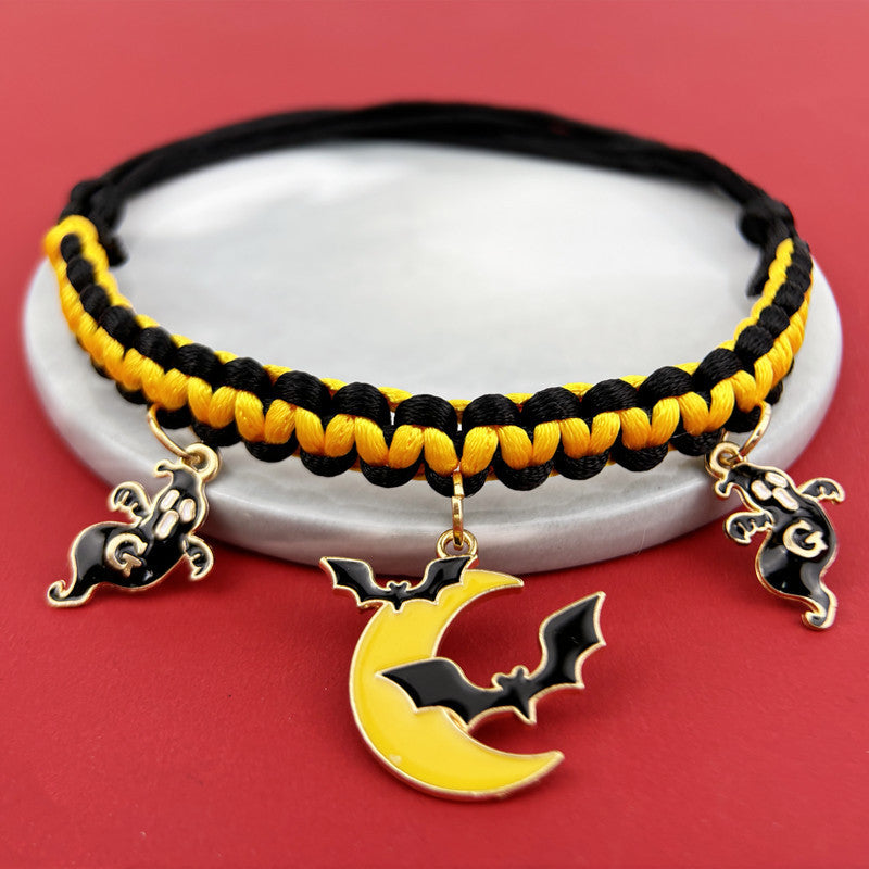 Halloween Hand-woven Pet Collar