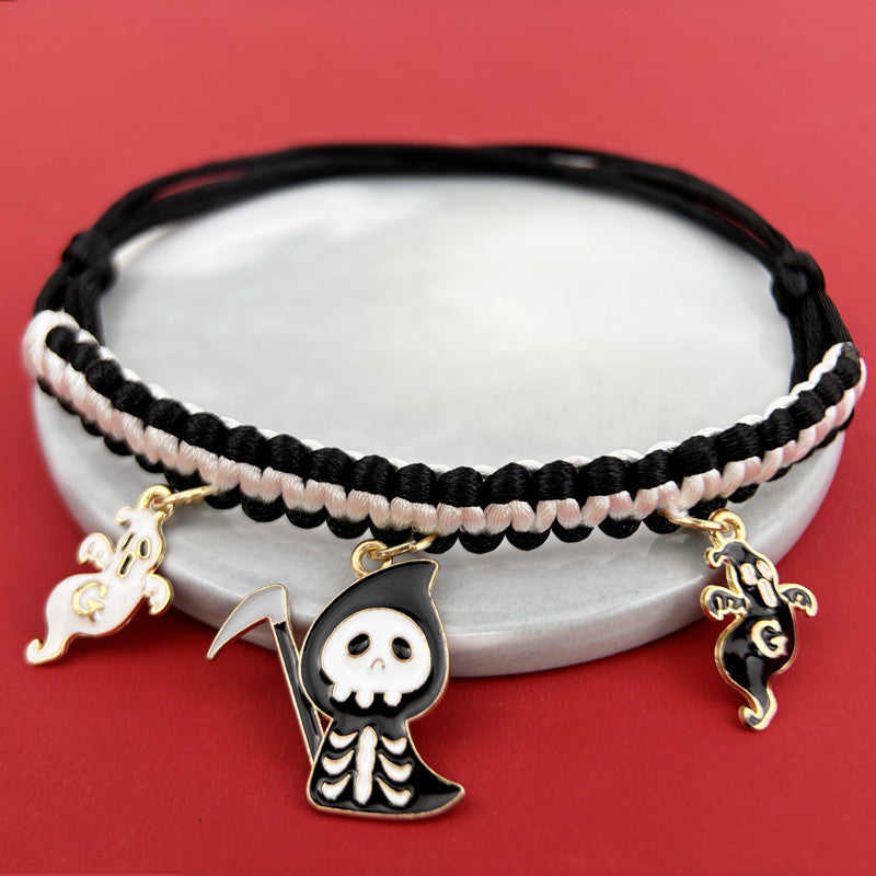 Halloween Hand-woven Pet Collar