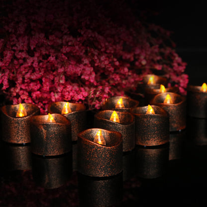 Halloween brown luminous led electronic candle