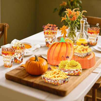 134 Pcs Thanksgiving Party Tableware Set I