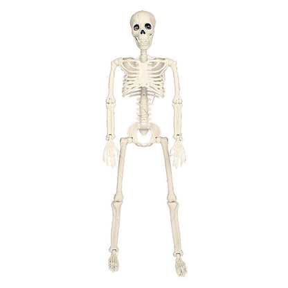 90cm Warm Light Stand-able Hanging Halloween Luminous Skeleton